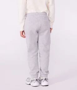Petit Bateau Shorts, Jeans, Hosen*Kinder-Jogginghose aus einfarbiger Baumwolle grau FUMEE CHINE