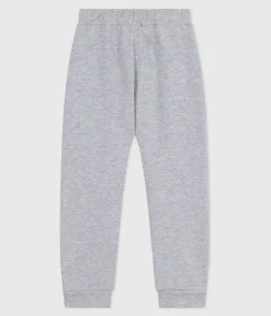 Petit Bateau Shorts, Jeans, Hosen*Kinder-Jogginghose aus einfarbiger Baumwolle grau FUMEE CHINE