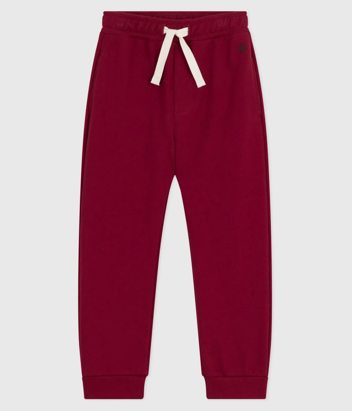 Petit Bateau Shorts, Jeans, Hosen*Kinder-Jogginghose aus einfarbiger Baumwolle AMARANTE