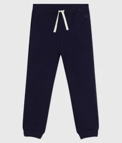 Petit Bateau Shorts, Hosen, Leggings*Kinder-Jogginghose aus Molton für Mädchen blau SMOKING