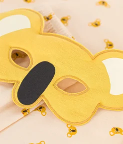 Petit Bateau Schlafanzüge, Pyjamas|Schlafanzüge, Nachthemden*Kinder-Kurzpyjama aus Baumwolle im Koala-Verkleidungs-Look weiss AVALANCHE/ MULTICO