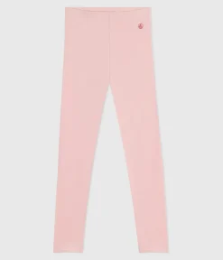 Petit Bateau Shorts, Hosen, Leggings*Kinder-Leggings aus einfarbiger Baumwolle rosa JOLI