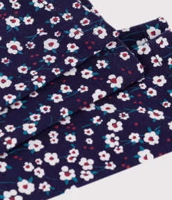 Petit Bateau Shorts, Hosen, Leggings*Kinder-Leggings aus einfarbiger Baumwolle mit Muster blau SOIR/ MULTICO