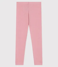 Petit Bateau Shorts, Hosen, Leggings*Kinder-Leggings aus einfarbiger Baumwolle rosa CHARME