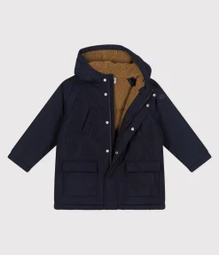 Petit Bateau Mäntel, Jacken, Regenjacken*Kinder-Parka für Mädchen und Jungen blau SMOKING