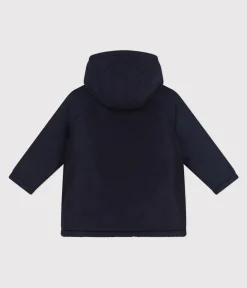 Petit Bateau Mäntel, Jacken, Regenjacken*Kinder-Parka für Mädchen und Jungen blau SMOKING