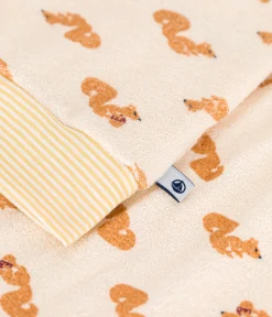 Petit Bateau Schlafanzüge, Pyjamas|Schlafanzüge, Nachthemden*Kinder-Pyjama aus aufgerautem Frottee mit Eichhörnchen weiss AVALANCHE/ MULTICO