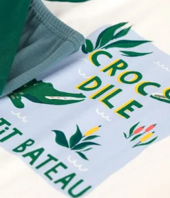 Petit Bateau Schlafanzüge, Pyjamas*Kinder-Pyjama aus Baumwolle in zwei Farben grau GOBELIN/ MULTICO