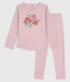 Petit Bateau Schlafanzüge, Nachthemden*Kinder-Pyjama aus Baumwolle rosa JOLI