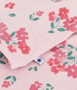 Petit Bateau Schlafanzüge, Nachthemden*Kinder-Pyjama aus Doppeljersey mit Blumenmotiv rosa JOLI/weiss MULTICO