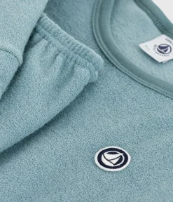 Petit Bateau Schlafanzüge, Pyjamas|Schlafanzüge, Nachthemden*Kinder-Pyjama aus einfarbigem Baumwoll-Frottee GOBELIN