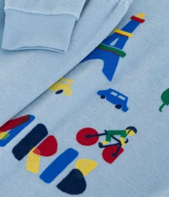 Petit Bateau Schlafanzüge, Pyjamas*Kinder-Pyjama aus Nicki ADRIATIC