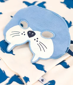 Petit Bateau Schlafanzüge, Pyjamas|Schlafanzüge, Nachthemden*Kinder-Pyjama zum Verkleiden aus Baumwolle mit Walross-Motiv weiss AVALANCHE/ MULTICO