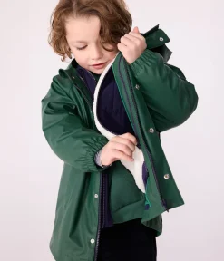 Petit Bateau Mäntel, Jacken, Regenjacken*Kinder-Regenjacke 3 in 1 grün WILLOW/ SOIR