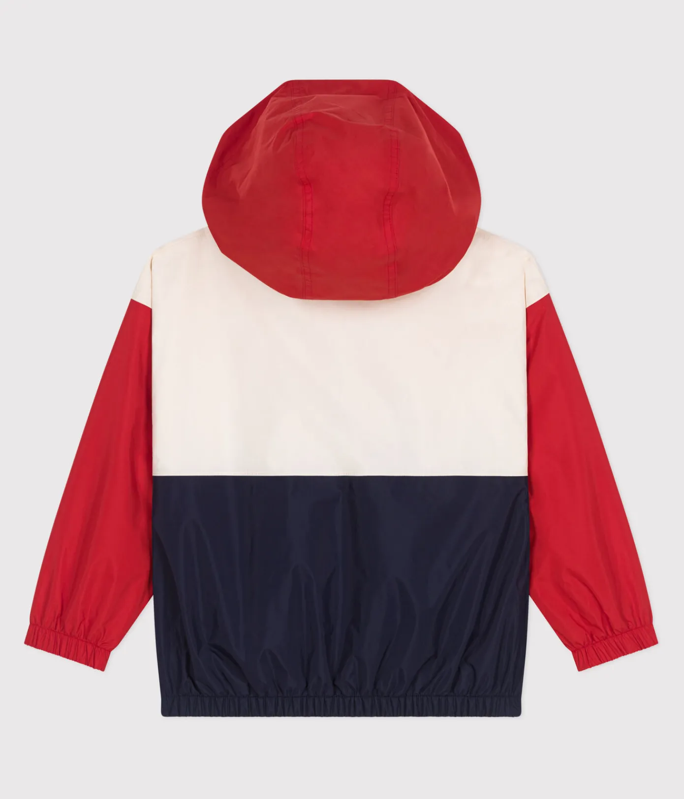 Petit Bateau Mäntel, Jacken, Regenjacken*Kinder-Regenjacke mit abnehmbarer Kapuze weiss AVALANCHE/ MULTICO
