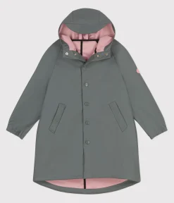 Petit Bateau Mäntel, Jacken, Regenjacken*Kinder-Regenjacke mit zwei Farben grün THUYA:CHARME