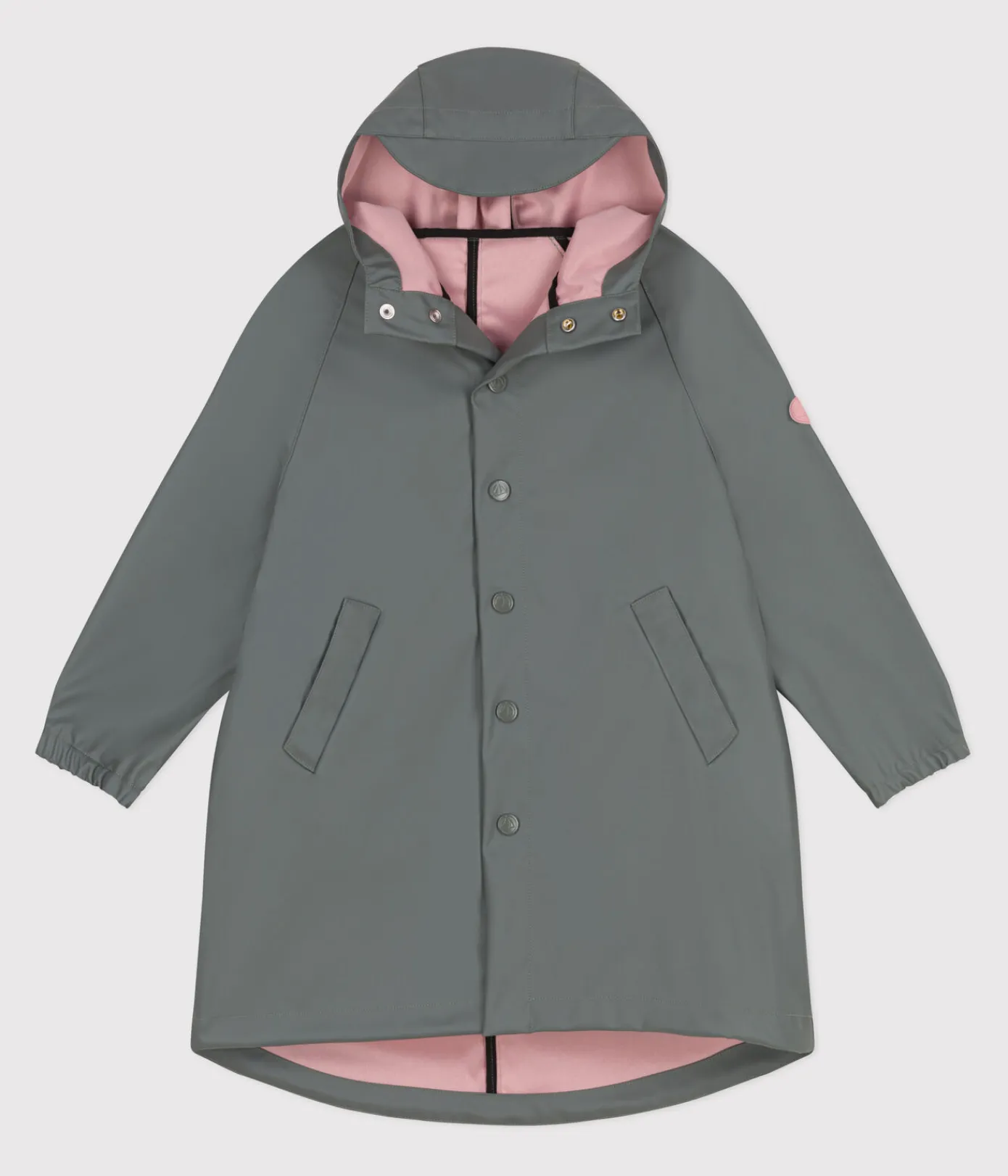 Petit Bateau Mäntel, Jacken, Regenjacken*Kinder-Regenjacke mit zwei Farben grün THUYA:CHARME