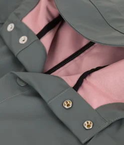 Petit Bateau Mäntel, Jacken, Regenjacken*Kinder-Regenjacke mit zwei Farben grün THUYA:CHARME