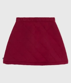 Petit Bateau Kleider, Röcke*Kinder-Rock aus einfarbiger Baumwolle AMARANTE