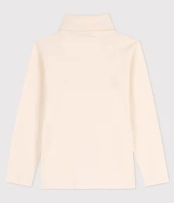 Petit Bateau T-Shirts, Poloshirts, Hemden|T-Shirts, Tops, Oberteile*Kinder-Rollkragenshirt aus Baumwolle naturfarben AVALANCHE