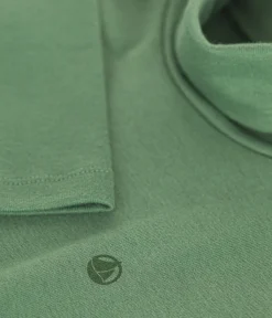 Petit Bateau T-Shirts, Poloshirts, Hemden|T-Shirts, Tops, Oberteile*Kinder-Rollkragenshirt aus Baumwolle für Mädchen und Jungen grün PALMERAIE