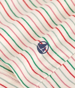Petit Bateau T-Shirts, Tops, Oberteile*Kinder-Rollkragenshirt für Mädchen weiss AVALANCHE/ MULTICO