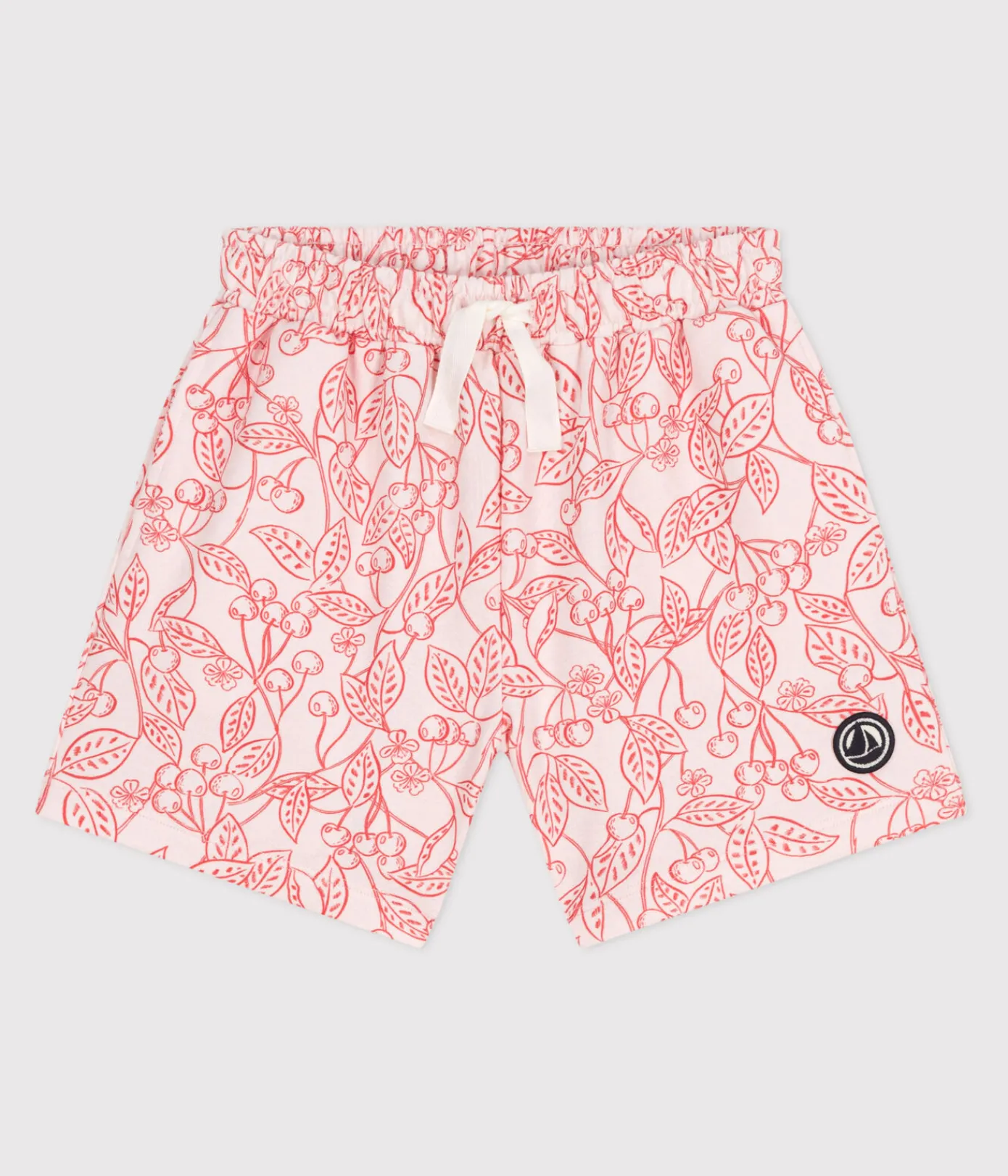 Petit Bateau Shorts, Hosen, Leggings*Kinder-Shorts aus bedruckter Baumwolle rosa FLEUR/ SPI