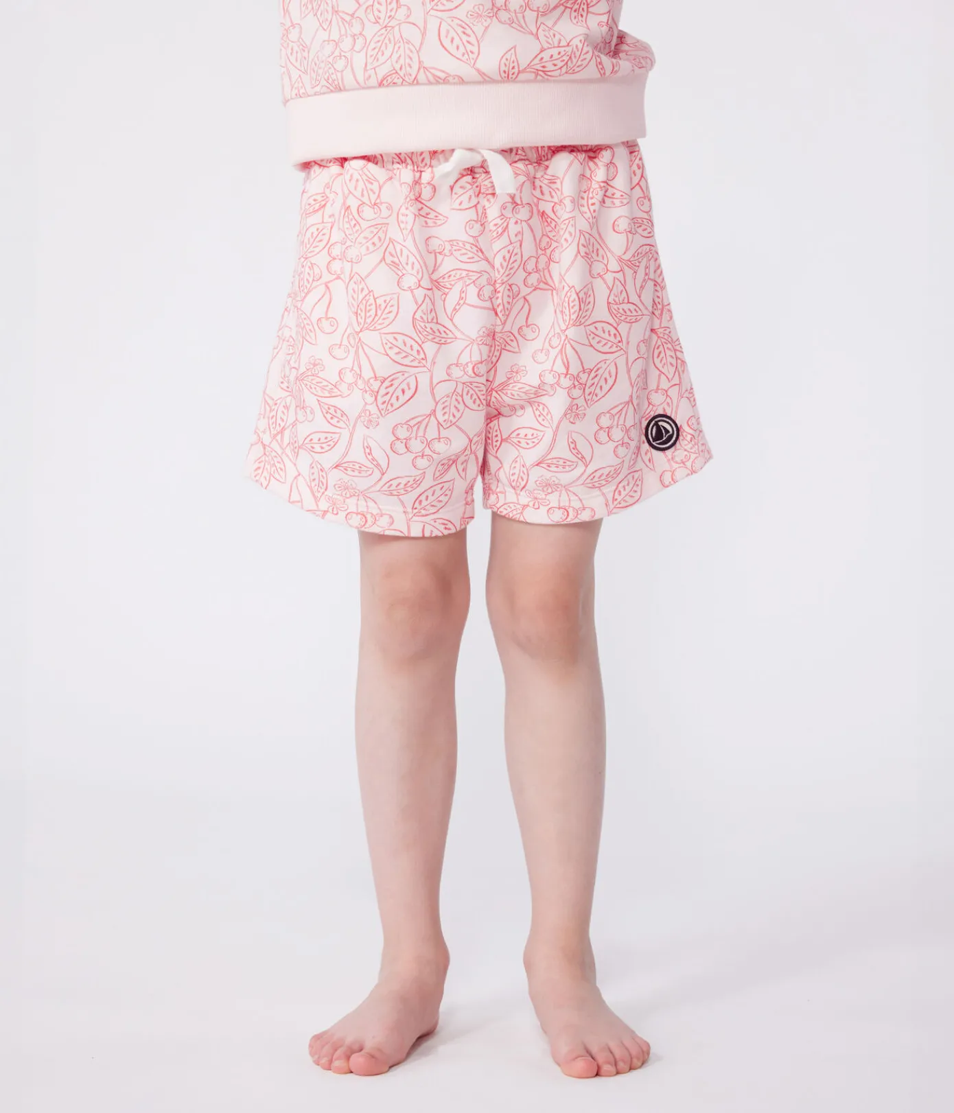 Petit Bateau Shorts, Hosen, Leggings*Kinder-Shorts aus bedruckter Baumwolle rosa FLEUR/ SPI