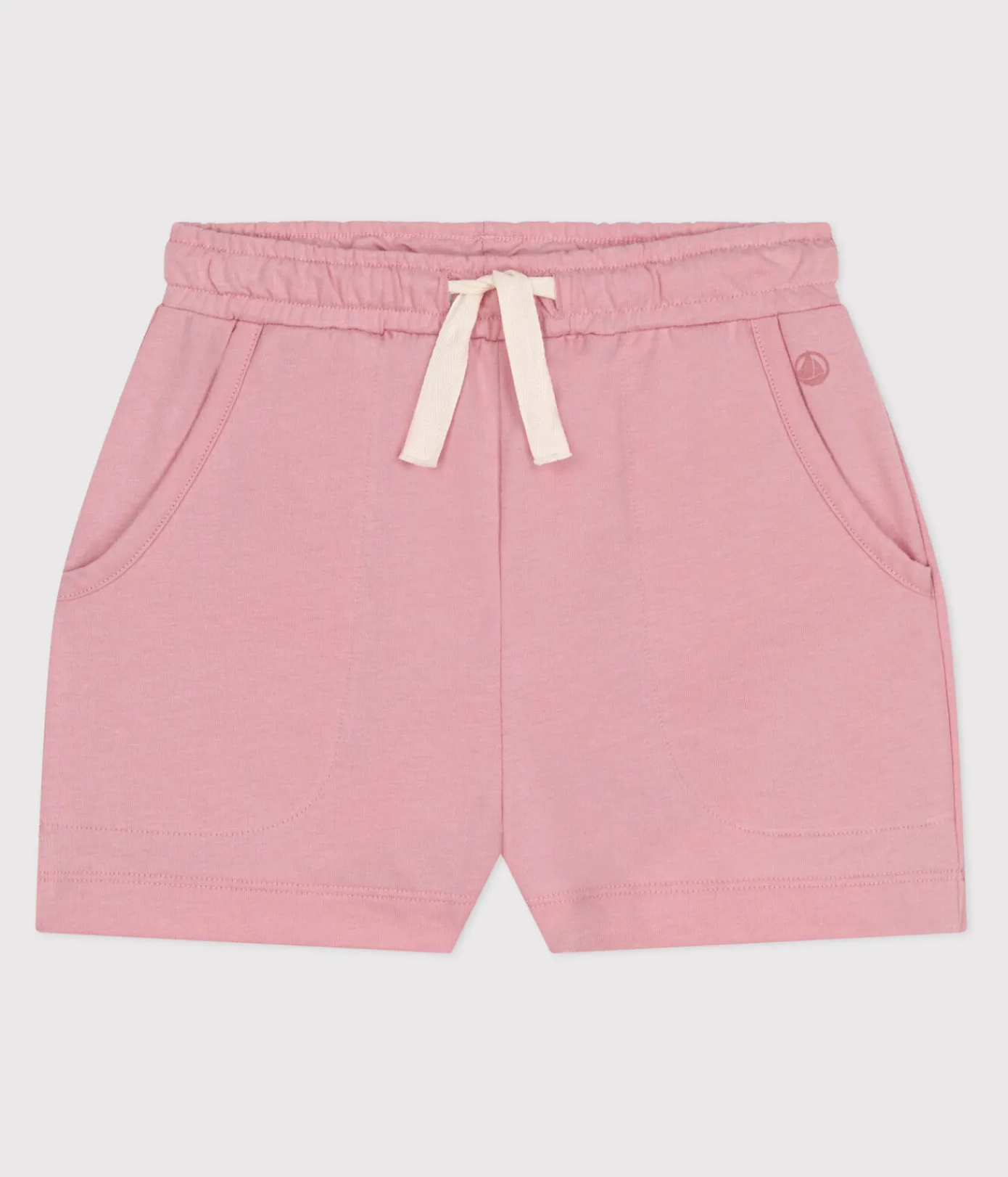 Petit Bateau Shorts, Hosen, Leggings*Kinder-Shorts aus einfarbiger Baumwolle rosa CHARME