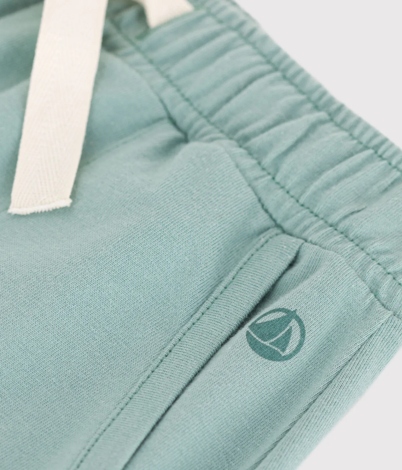 Petit Bateau Shorts, Hosen, Leggings*Kinder-Shorts aus einfarbiger Baumwolle grün PAUL