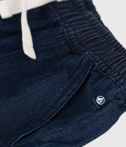 Petit Bateau Shorts, Hosen, Leggings*Kinder-Shorts aus leichtem Denim für Mädchen blau DENIM