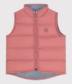 Petit Bateau Mäntel, Jacken, Regenjacken*Kinder-Steppweste rosa ROSEWOOD