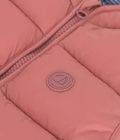 Petit Bateau Mäntel, Jacken, Regenjacken*Kinder-Steppweste rosa ROSEWOOD