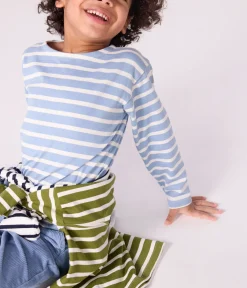 Petit Bateau Sweatshirts, Pullover, Cardigans|Sweatshirts, Pullover, Cardigans*Kinder-Streifenshirt blau ADRIATIC/ MILK