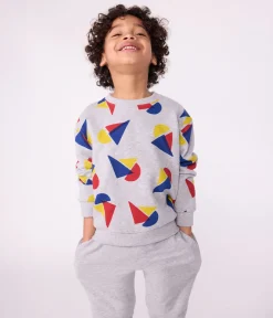 Petit Bateau Sweatshirts, Pullover, Cardigans*Kinder-Sweatshirt aus bedruckter Baumwolle FUMEE/ MULTICO