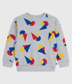 Petit Bateau Sweatshirts, Pullover, Cardigans*Kinder-Sweatshirt aus bedruckter Baumwolle FUMEE/ MULTICO