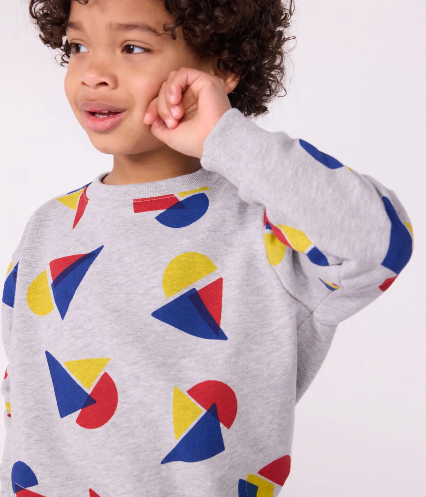 Petit Bateau Sweatshirts, Pullover, Cardigans*Kinder-Sweatshirt aus bedruckter Baumwolle FUMEE/ MULTICO