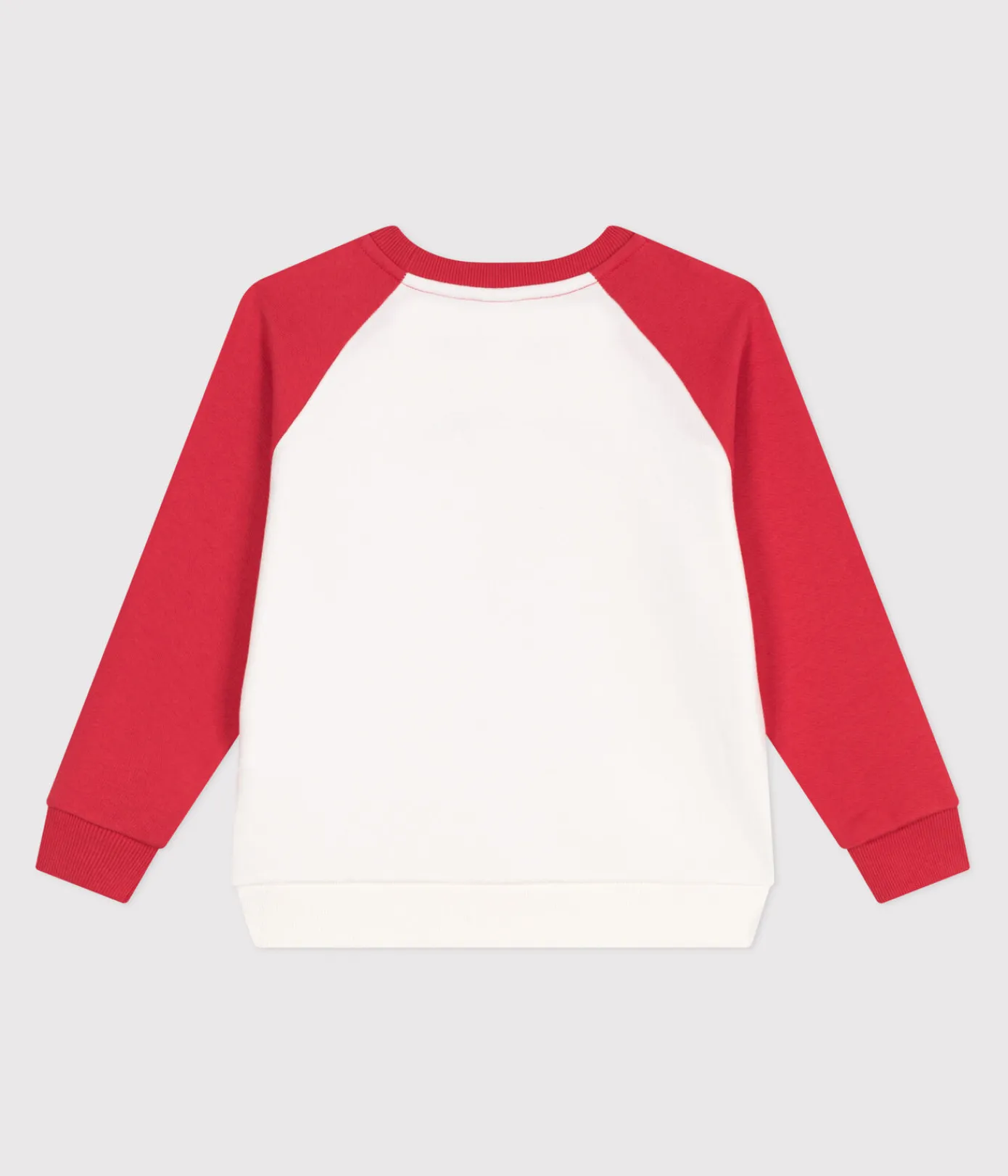 Petit Bateau Sweatshirts, Pullover, Cardigans*Kinder-Sweatshirt aus bedruckter Baumwolle ROT MARSHMALLOW/ SPI