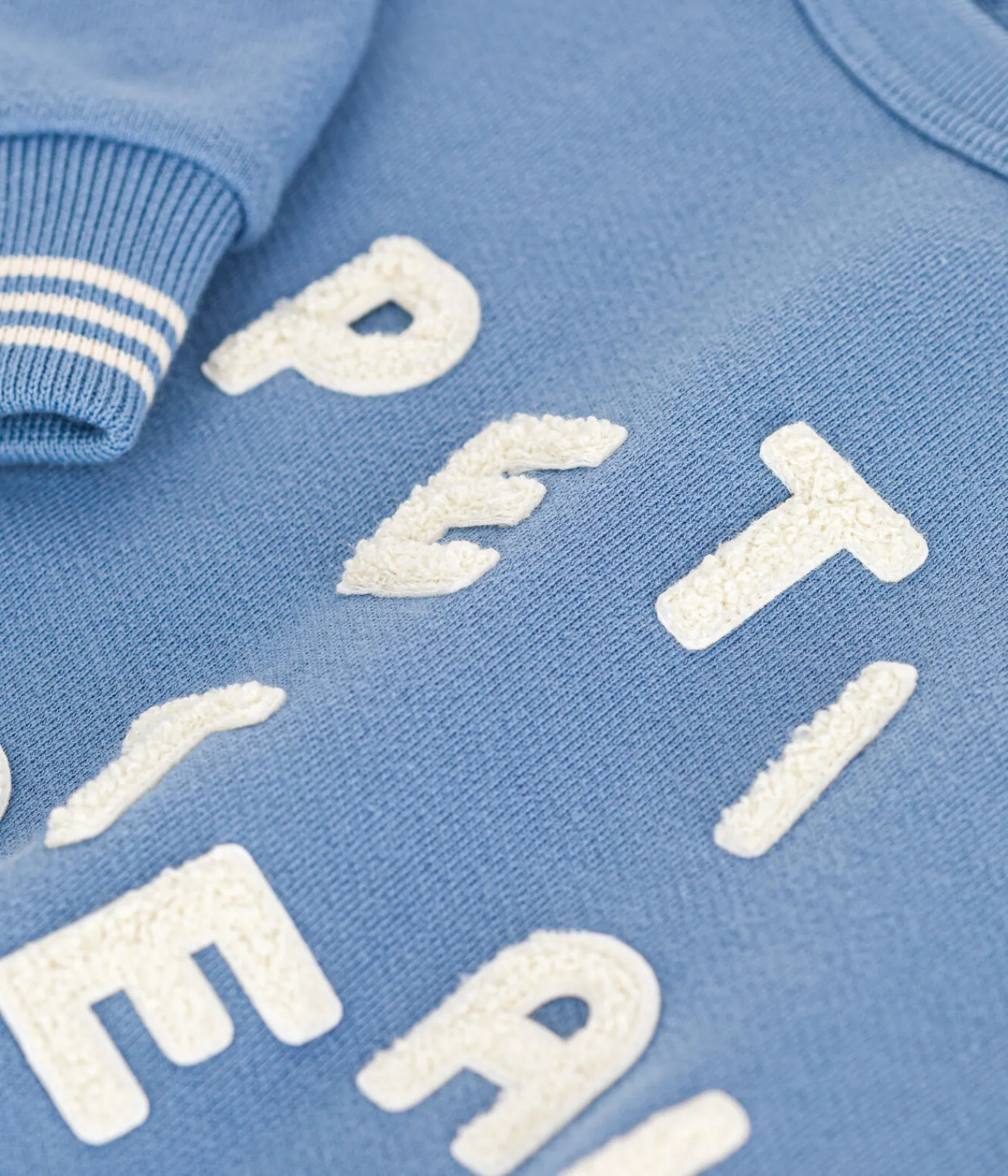 Petit Bateau Sweatshirts, Pullover, Cardigans|Sweatshirts, Pullover, Cardigans*Kinder-Sweatshirt aus Molton für Mädchen und Jungen blau BEACH