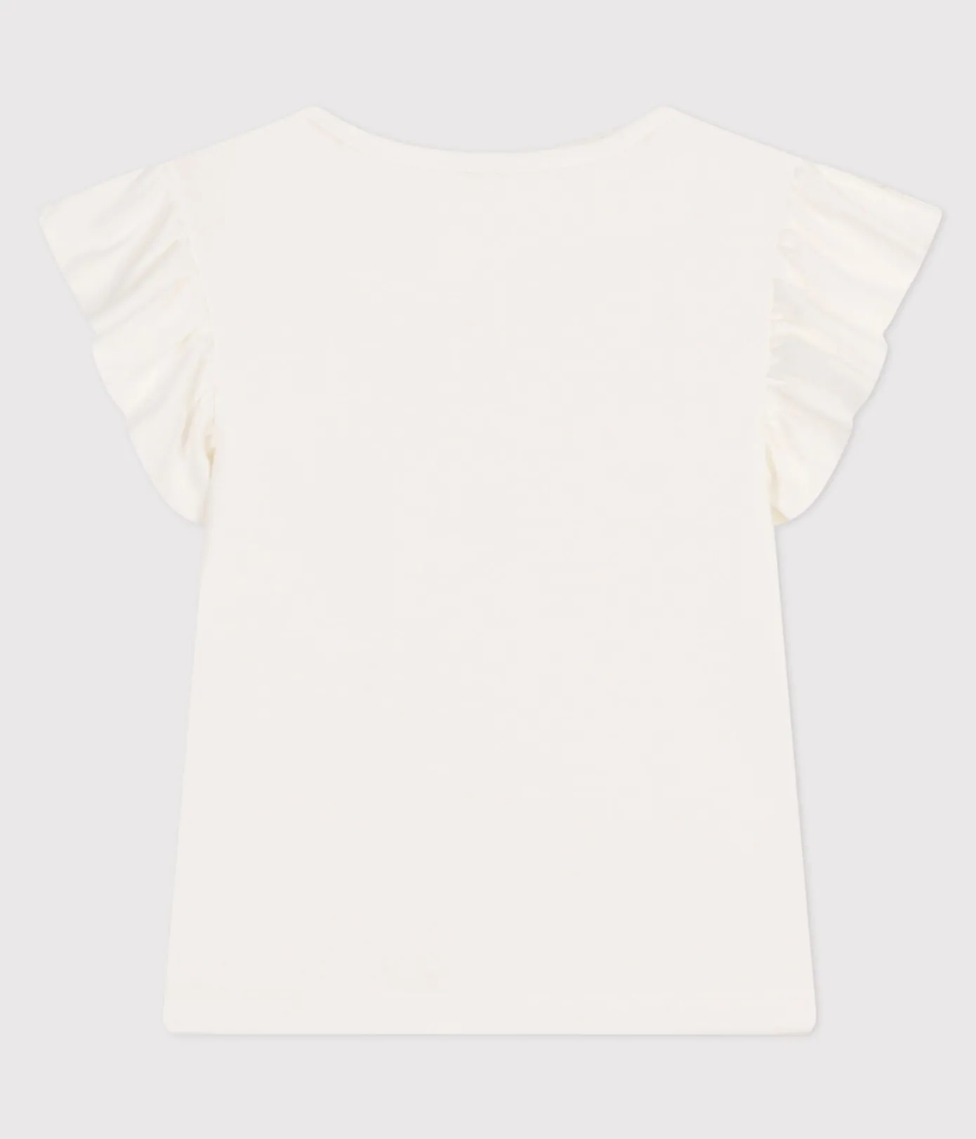 Petit Bateau T-Shirts, Tops, Oberteile*Kinder-T-Shirt aus Baumwolle für Mädchen weiss MARSHMALLOW