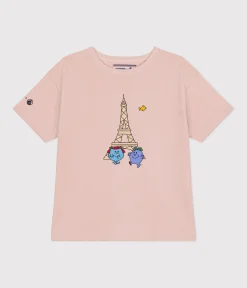 Petit Bateau T-Shirts, Tops, Oberteile*Kinder-T-Shirt Mr. Men und Little Miss aus Baumwolle rosa SALINE