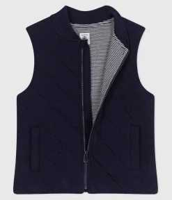 Petit Bateau Mäntel, Jacken, Regenjacken|Mäntel, Jacken, Regenjacken*Kinder-Weste aus einfarbiger Baumwolle SOIR