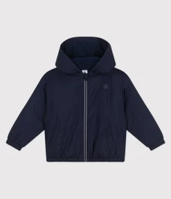Petit Bateau Mäntel, Jacken, Regenjacken*Kinder-Windjacke mit Fleece für Jungen blau SMOKING