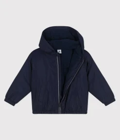 Petit Bateau Mäntel, Jacken, Regenjacken*Kinder-Windjacke mit Fleece für Jungen blau SMOKING