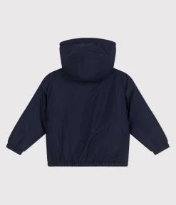 Petit Bateau Mäntel, Jacken, Regenjacken*Kinder-Windjacke mit Fleece für Jungen blau SMOKING
