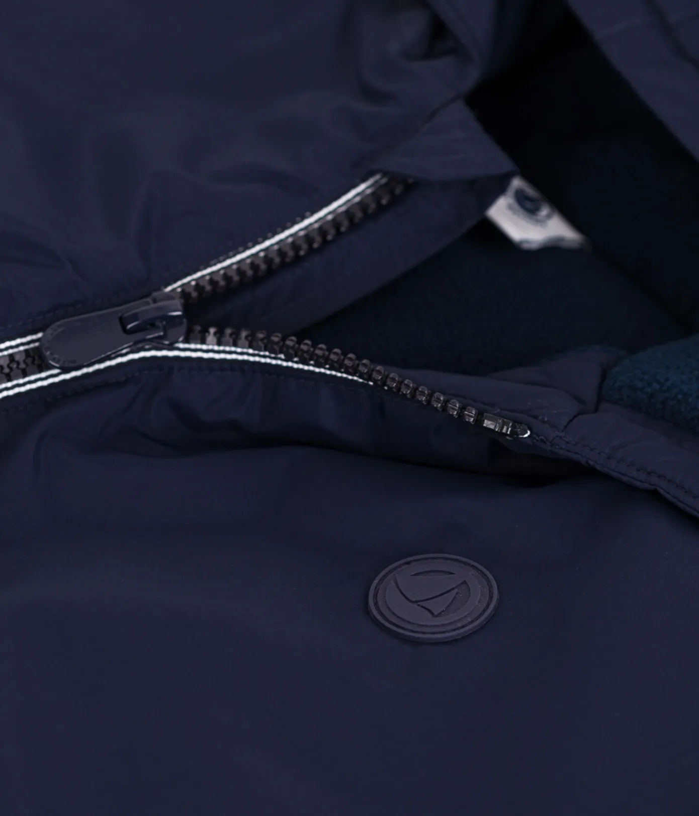 Petit Bateau Mäntel, Jacken, Regenjacken*Kinder-Windjacke mit Fleece für Jungen blau SMOKING
