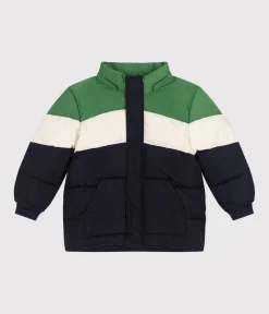 Petit Bateau Mäntel, Jacken, Regenjacken*Kinder-Winterjacke für Jungen blau SMOKING/weiss MULTICO