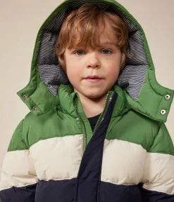 Petit Bateau Mäntel, Jacken, Regenjacken*Kinder-Winterjacke für Jungen blau SMOKING/weiss MULTICO