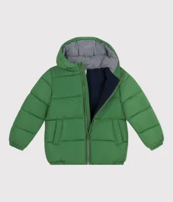 Petit Bateau Mäntel, Jacken, Regenjacken*Kinder-Winterjacke für Mädchen und Jungen grün PALMERAIE