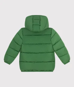 Petit Bateau Mäntel, Jacken, Regenjacken*Kinder-Winterjacke für Mädchen und Jungen grün PALMERAIE